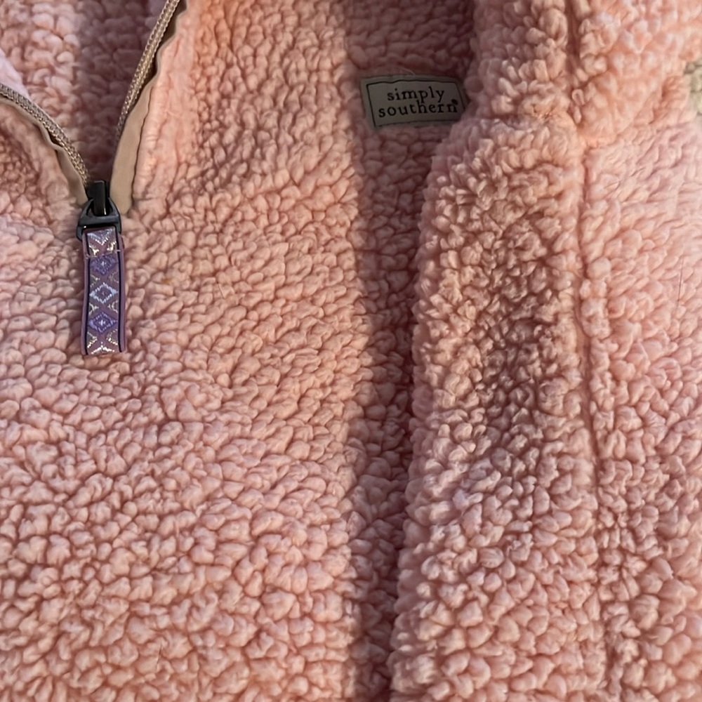HP Simply Southern M Sherpa Peach Jacket - Picture 4 of 16